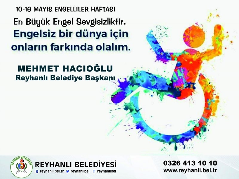 Başkanımız Mehmet Hacıoğlu’nun Dünya Engelliler Haftası Mesajı