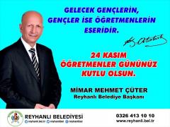 Başkanımız Mimar Mehmet ÇÜTER'in Öğretmenler Günü Mesajı