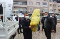 Başkanımız Mehmet Hacıoğlu'ndan  çadır kentlerde yaşayan Suriyeli vatandaşlara yardım eli.