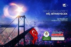 Başkanımız Mehmet HACIOĞLU'NUN 15 Temmuz Demokrasi ve Milli Birlik Günü vesilesi ile yayınladığı mesajı